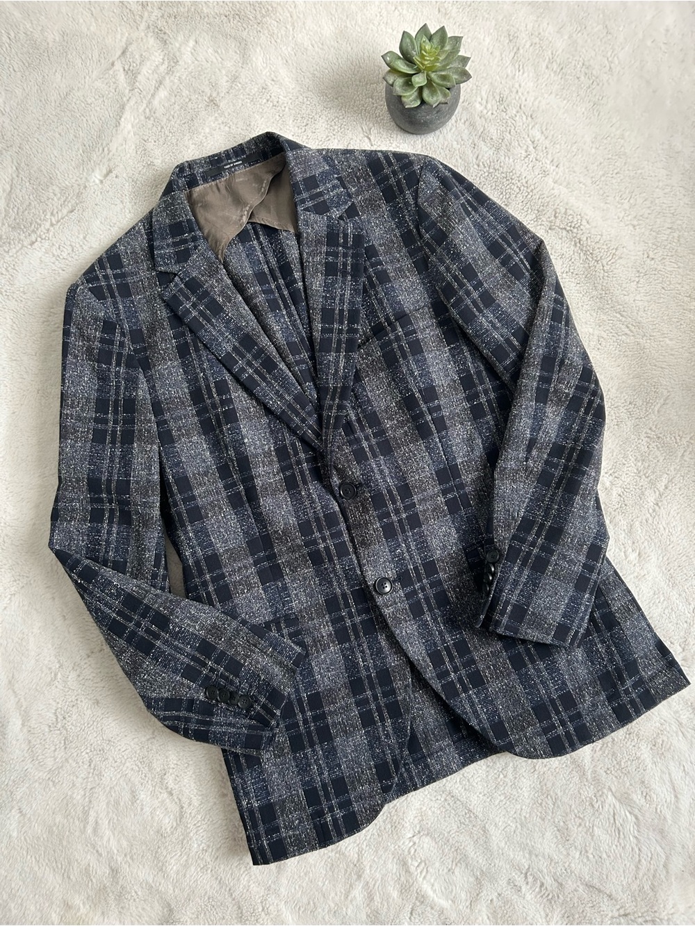 Tiger of Sweden "Lamonte" Luxury Plaid Blazer Sport Coat EU 50 / US 40R